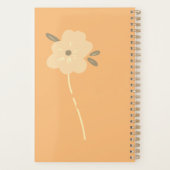 Funny Face | Schönes Blumenmädchen Foto Name Planer (Rückseite)