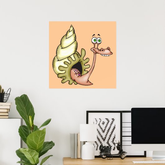 Funny Face Sea Animal Poster (Heimbüro)