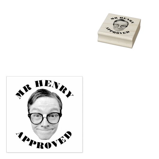 Funny Face Teacher genehmigt Gummistempel (Stempel)