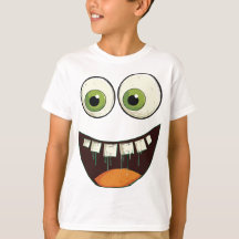 Funny Face with Green Googly Eyes Überraschend Ope