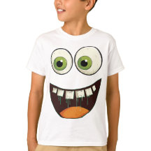 Funny Face with Green Googly Eyes Überraschend Ope