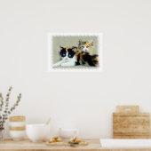 Funny Faced Kittens Poster (Küche)