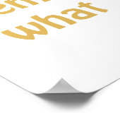 Funny Faces 40. Geburtstag Poster (Ecke)