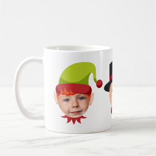 Funny Faces Elf & Santa Tasse (Links)