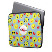 Funny Faces Emotional Niedlich Laptopschutzhülle (Vorderseite Links)