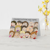 Funny Faces Glückwünsche Karte (Gelbe Blume)