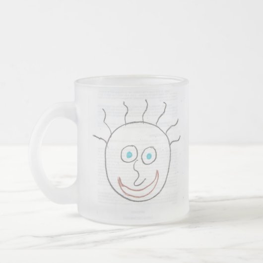 Funny Faces Mattierte Tasse (Links)