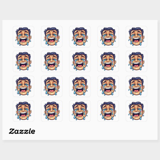 Funny Faces Meme Stickers (Blatt)