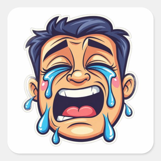 Funny Faces Meme Stickers (Vorderseite)