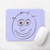 Funny Faces Mouse Pad Mousepad (Mit Mouse)