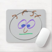 Funny Faces Mouse Pad Mousepad (Mit Mouse)