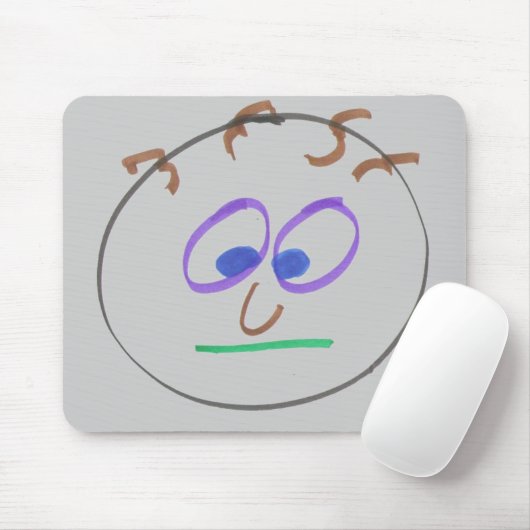 Funny Faces Mouse Pad Mousepad (Mit Mouse)