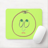 Funny Faces Mouse Pad Mousepad (Mit Mouse)