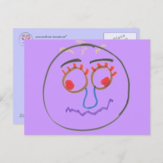 Funny Faces Postcard Postkarte (Vorne/Hinten)