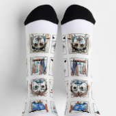 Funny Faces Socken (Oben)