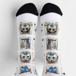 Funny Faces Socken