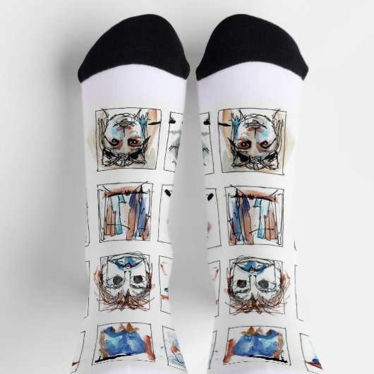 Funny Faces Socken (Oben)