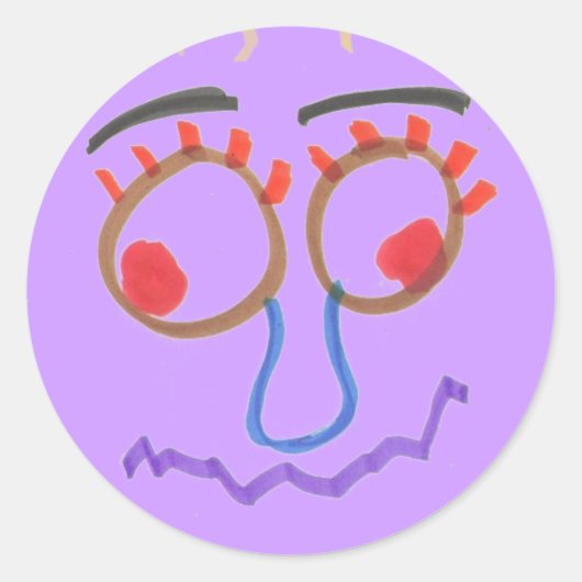 Funny Faces Sticker (Vorderseite)