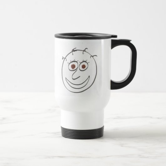 Funny Faces Travel Mug Reisebecher (Rechts)