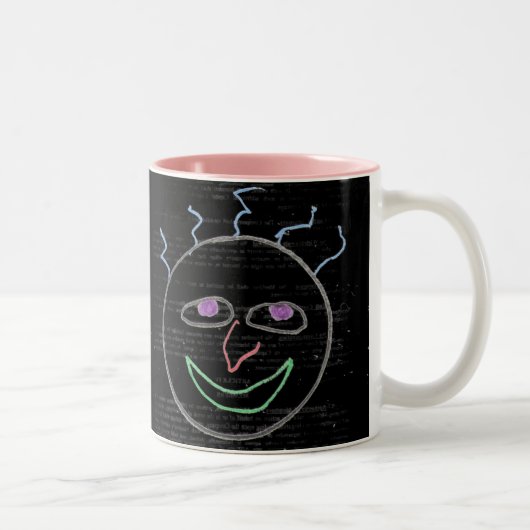 Funny Faces Zweifarbige Tasse (Rechts)