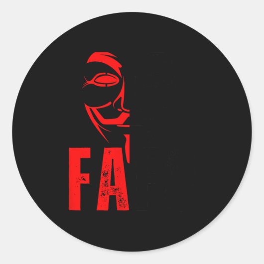 Funny! Fafo Funny Around Find Out Fafo  Runder Aufkleber (Vorderseite)