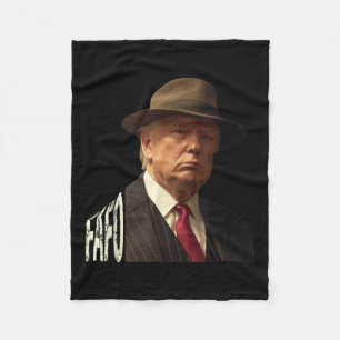 Funny Fafo Trump Foto _1 Fleecedecke