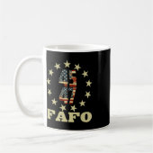 Funny Fafo Trump Foto Kaffeetasse (Links)