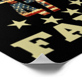 Funny Fafo Trump Foto Poster (Ecke)