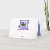 Funny "Fairy Godmutter" "Get Well" Card mit Hunk Karte (Rückseite)