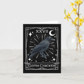 Funny Fairycore Tarot Gothic Witchcraft Chicken De Karte (Gelbe Blume)