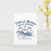 Funny Faith Fishing Karte (Gelbe Blume)