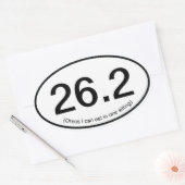 Funny Fake 26.2 Marathon Sticker (Umschlag)