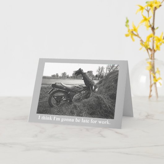 FUNNY/FAKE accident/customizable text Card Karte (Gelbe Blume)