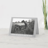 FUNNY/FAKE accident/customizable text Card Karte (Vorderseite)