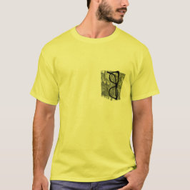 Funny Fake Pocket Gläser in Tasche Shirt Design