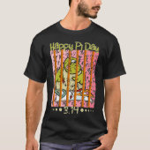 Funny Fal Pi Day Turtle Design T-Shirt (Vorderseite)