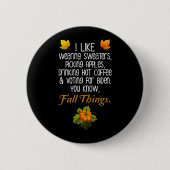 Funny Fall 2024 November Wahl Pro-Biden Button (Vorderseite)