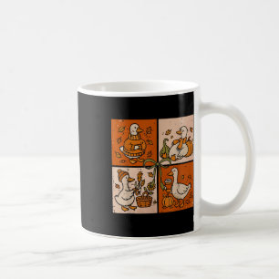 Funny Fall Autumn Pumpkin Latte Goose Lover Pumpki Kaffeetasse