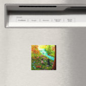 Funny Fall Cat Creationarts Magnet (In Situ (Geschirrspüler))