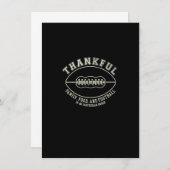 Funny Fall Erntedank Danke für Football Desi Einladung (Vorne/Hinten)