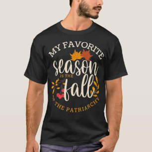 Funny Fall Feministischer Herbst lässt Frauenrecht T-Shirt