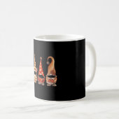 Funny Fall Gnomes mit MaskenHalloween-Geschenk Kaffeetasse (VorderseiteRechts)