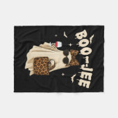 Funny Fall Halloween Ghost Boujee Boo Jee Soky Sea Fleecedecke (Vorderseite (Horizontal))