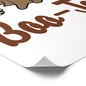 Funny Fall Halloween Ghost Boujee Boo-jee Spooky S Poster (Ecke)