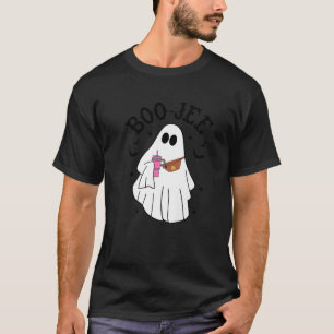 Funny Fall Halloween Ghost Boujee Boo Jee Spooky S T-Shirt