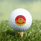 Funny Fall Pumpkin Golfball (Insitu T-Shirt)