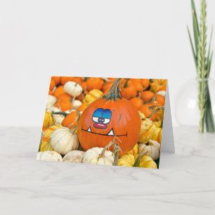 Funny Fall Pumpkin Karte