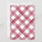 Funny Fall Wein Degusting Frau's 50. Geburtstag Einladung (Rückseite)