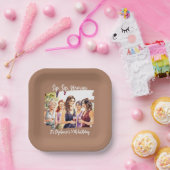 Funny Fall Wein Degusting Frau's 50. Geburtstag Pappteller (Party)