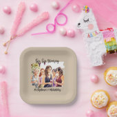 Funny Fall Wein Degusting Frau's 50. Geburtstag Pappteller (Party)